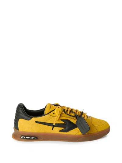 Off-white End Of Play Panelled Sneakers In Yellow