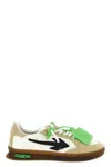 Off-white Beige End Of Play Suede Sneakers In Brown