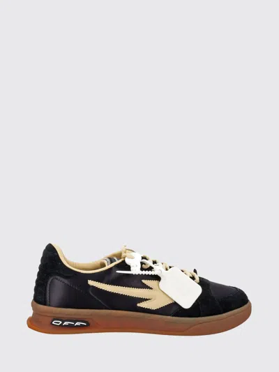 Off-white End Of Play Suede And Nylon Sneakers In Black