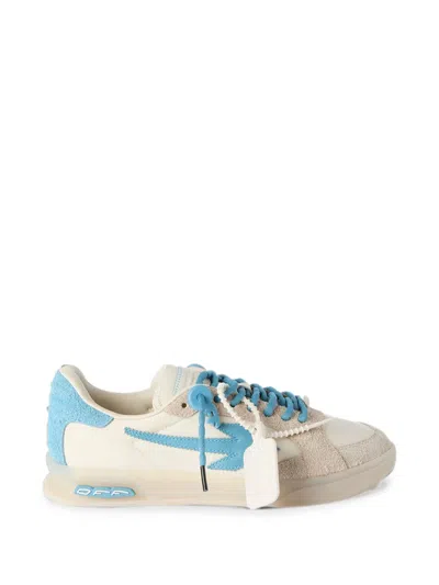 Off-white End Of Play Suede-panelled Sneakers In Neutral