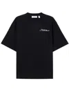 Off-white Off White Minimally Styled Short Sleeve T-shirt For Men In Black