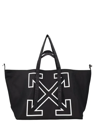 Off-white Essential Mini Handbag For Men In Orange
