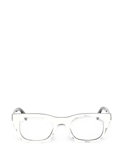 Off-white Eyewear Arrows Rectangle-frame Glasses In Transparent