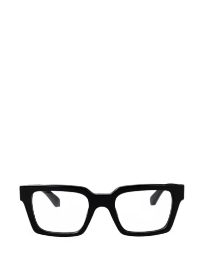 Off-white Eyewear Arrows-detail Square-frame Glasses In Black