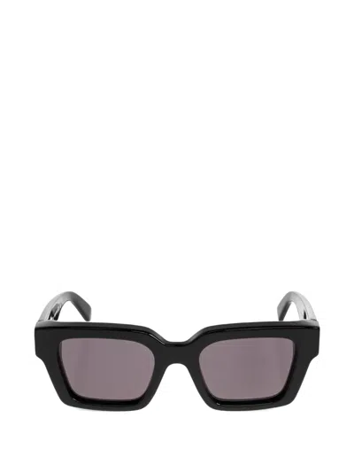 Off-white Eyewear Arrows-motif Square-frame Sunglasses In Black