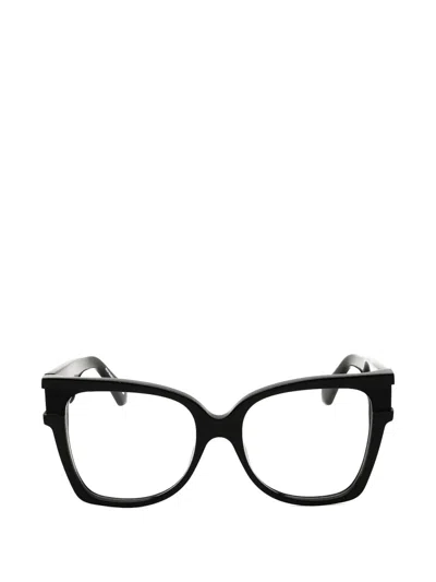Off-white Eyewear Butterfly-frame Glasses In Black