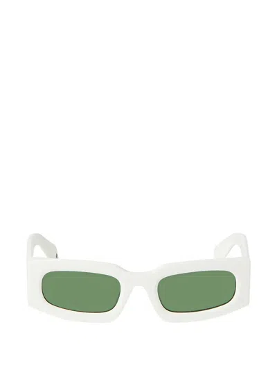 Off-white Eyewear Cary Rectangle-frame Sunglasses In Green
