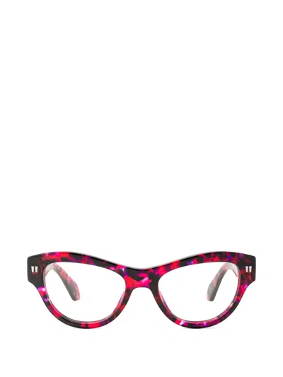 Off-white Eyewear Cat-eye Frame Glasses In Black