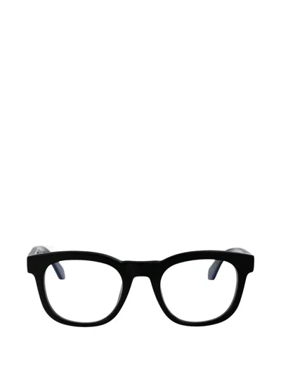 Off-white Eyewear Logo-lettering Square-frame Glasses In Black