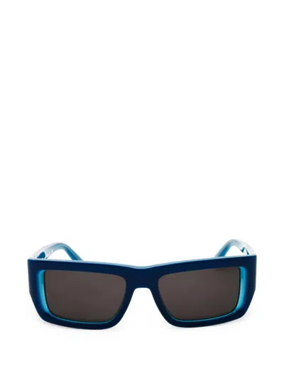 Off-white Eyewear Prescott Rectangle-frame Sunglasses In Blue