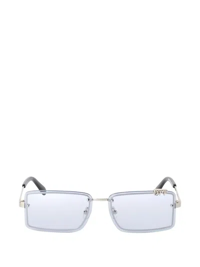 Off-white Eyewear Rectangle-frame Rimless Sunglasses In Gray