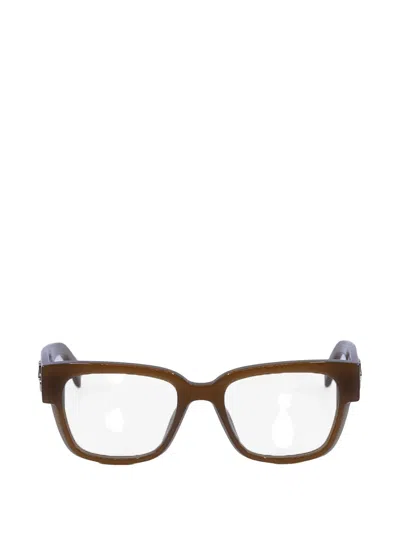 Off-white Eyewear Square-frame Glasses In Brown