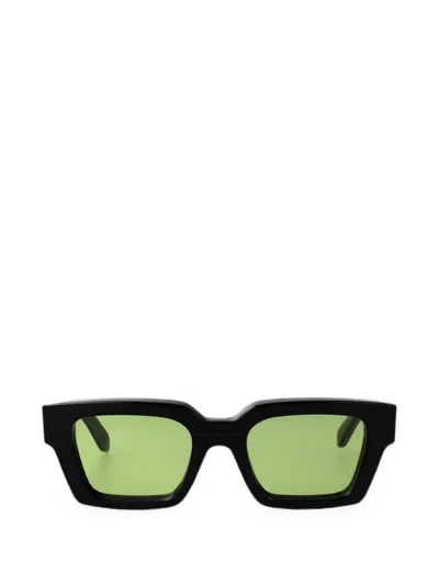 Off-white Eyewear Virgil L Rectangle-frame Sunglasses In Schwarz