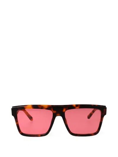 Off-white Eyewear Warwick Square-frame Sunglasses In Brown