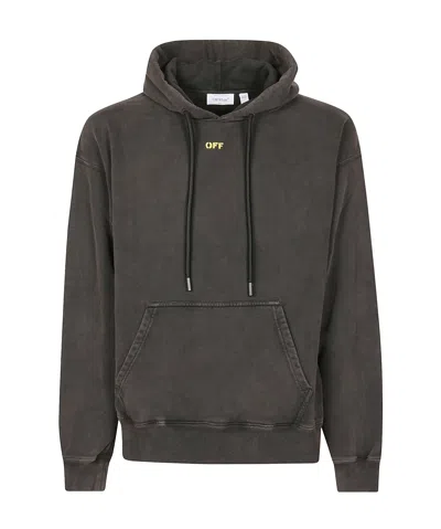 Off-white Fallen Caravaggio Skate Sweatshirt In Gray