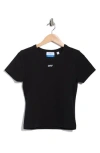 Off-white Fitted Tee In Black