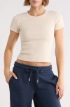 Off-white Fitted Tee In Neutral