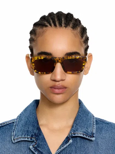 Off-white Flint Brown Lens Sunglasses