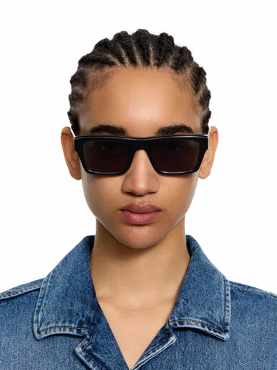 Off-white Flint Smoke Lens Sunglasses In Red