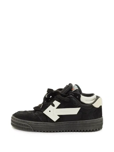 Pre-owned Off-white Floating Arrow Sneakers In Black