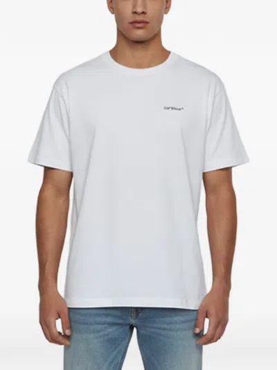 Pre-owned Off-white Floral Arrow T-shirt In White