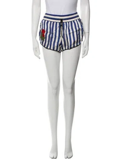 Pre-owned Off-white Floral Striped Pajamas In White