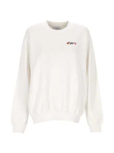 Off-white Floral-print Sweater In Yellow