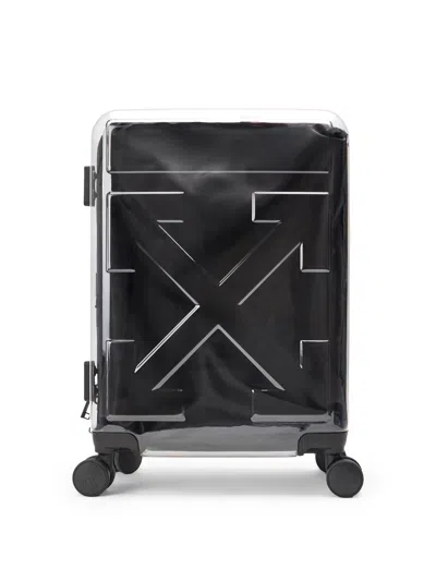 Off-white For Travel Arrow Suitcase In Transparent