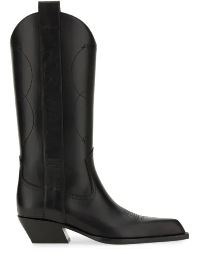 Off-white For Walking Texan Ankle Boots For Women In Black