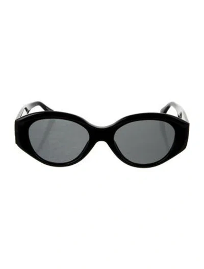 Pre-owned Off-white For Your Eyes Only Sunglasses Round Sunglasses In Black