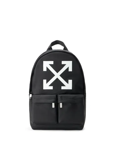 Off-white Full Arrow Backpack In Black