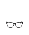 Off-white Full Frame Plain Mirror In Black