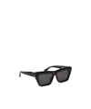 Off-white Full Frame Sunglasses In Black