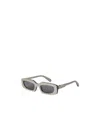 Off-white Full Frame Sunglasses In Gray
