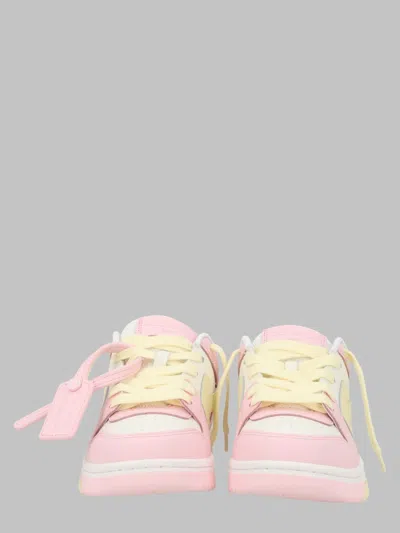 Off-white Mini G-out Of Office Sneakers For Girls In Pink