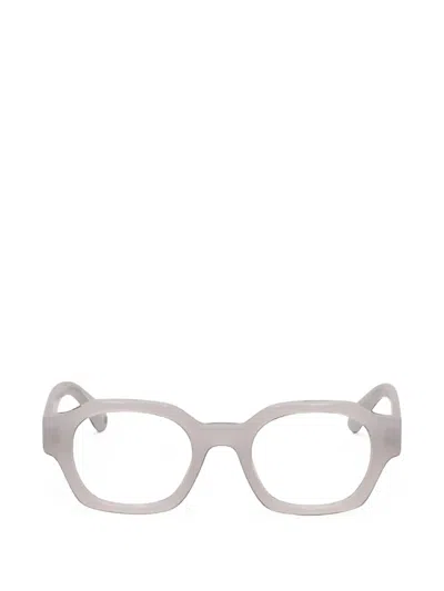 Off-white Geometric-frame Optical Glasses In Gold