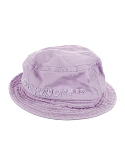 Pre-owned Off-white Babies' Girls Bucket Hat In Purple