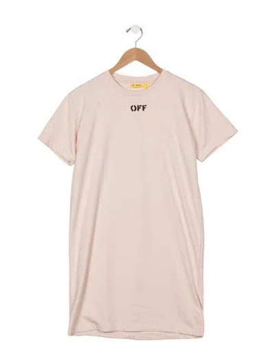 Pre-owned Off-white Kids' Girls  Dress W/tags In Pink