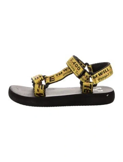Pre-owned Off-white Kids' Girls Sandal In Black