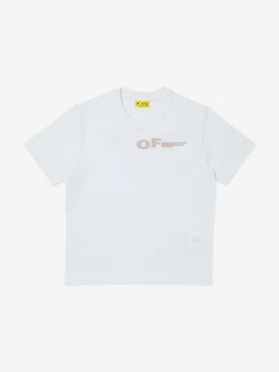 Off-white Babies'  Girls Type T-shirt