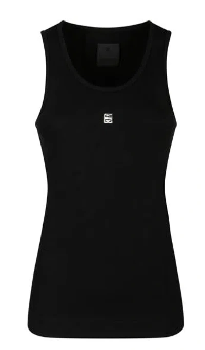 Off-white Givenchy Tank Top With Logo In Black