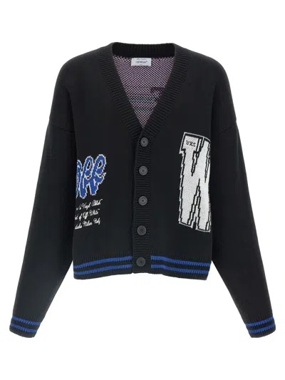 Off-white 'glide Diag' Cardigan In Black