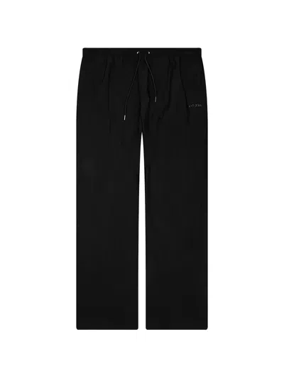 Off-white Glossy Arrow Nylon Relax Trackpant In Black