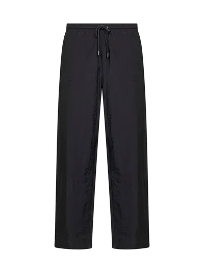 Off-white Glossy Striped Nylon Joggers In Multi