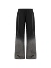 Off-white Gradient-effect Wide-leg Trousers In Black