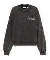 Off-white Off Marker Over Pullover Marble Black In Gray