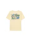 Off-white Graffiti T-shirt In Yellow