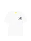 Off-white 그래피티 티셔츠 In White