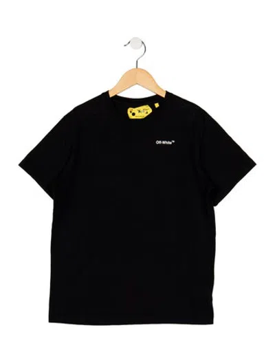 Pre-owned Off-white Kids' Graphic Arrow T-shirt In Black/white