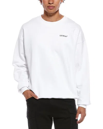 Off-white Graphic Crewneck Sweatshirt In White